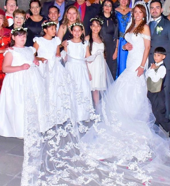 Velo para vestido corte de sirena 3