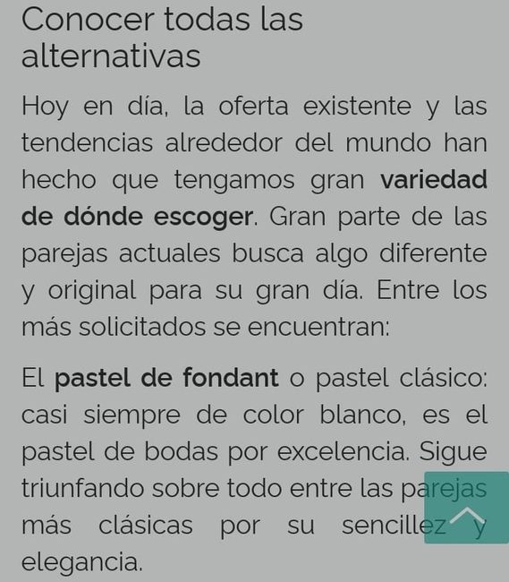 Qué buscan en un pastel? Qué precio es el correcto? 41
