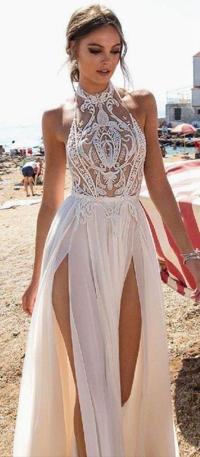 Que opinan de este vestido para boda en playa ? 10