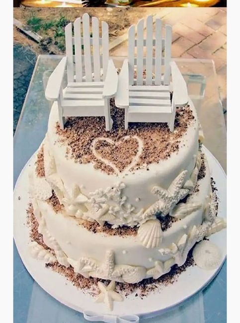 Estos pasteles para boda en Playa! Inspiración... - 4