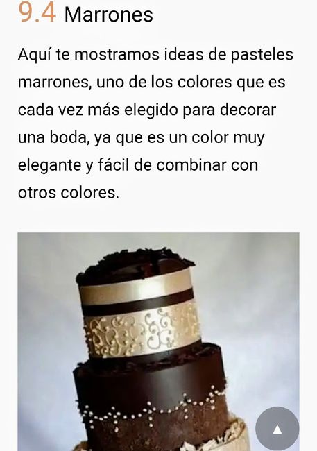 Pasteles de colores para boda, incluyendo chocolate 😋🎂👏 5