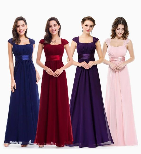 Color de los vestidos de damas 7