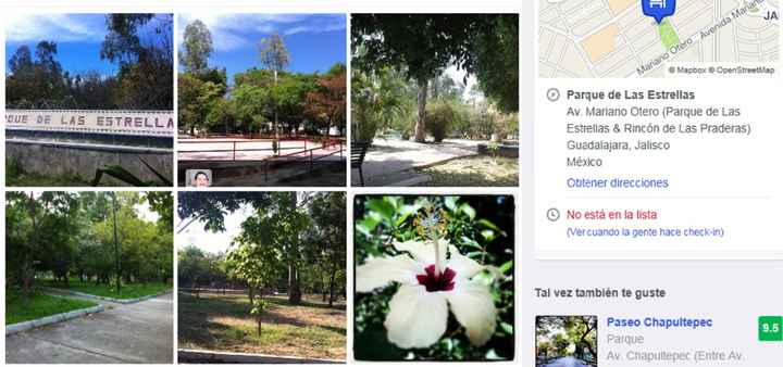 UBICACIÓN DEL PARQUE DE LAS ESTRELLAS.