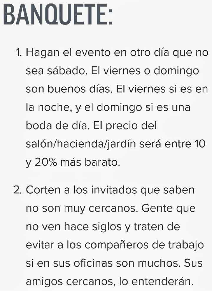 Gastos recortados para tu boda exitosa.tips - 3