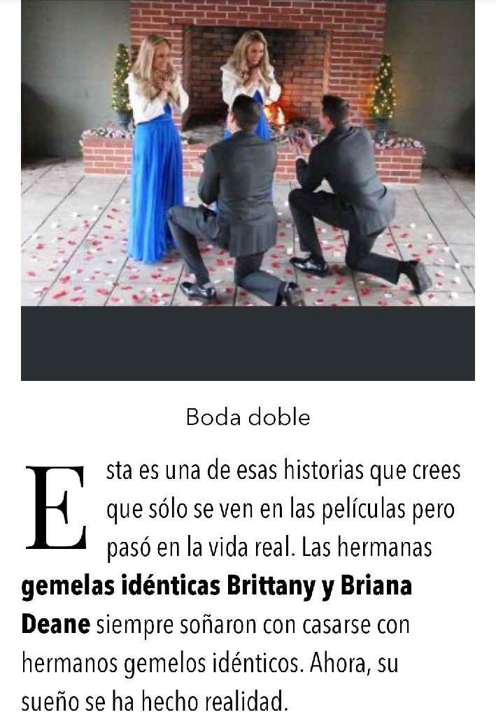 Hermanas gemelas se casan con gemelos idénticos - 2