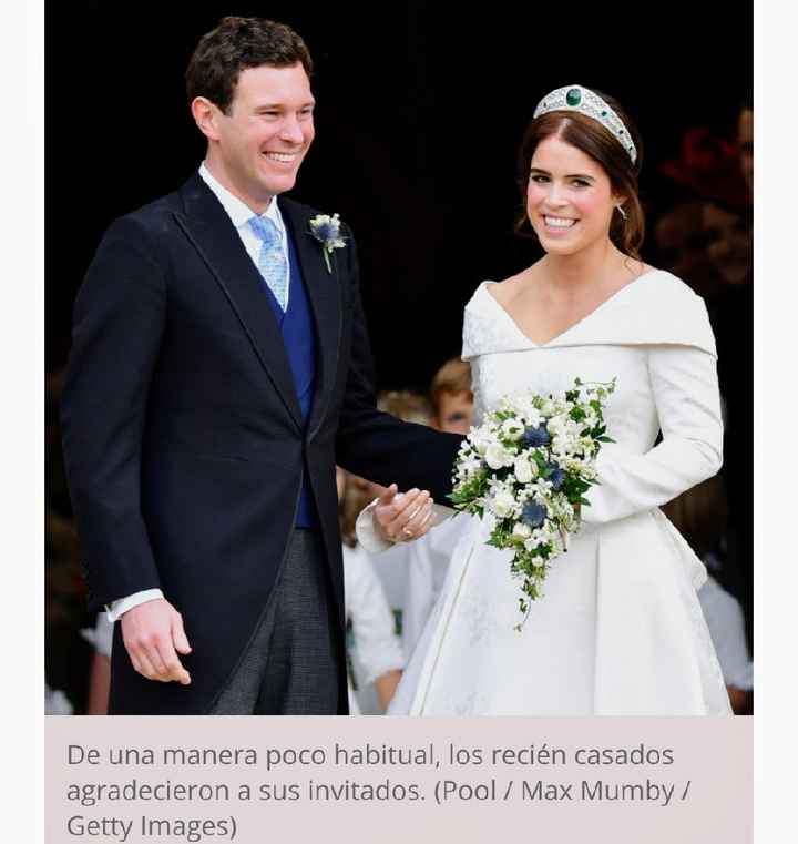 Agradecimiento Por Escrito en Boda Real de York - 1