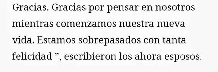 Agradecimiento Por Escrito en Boda Real de York - 7