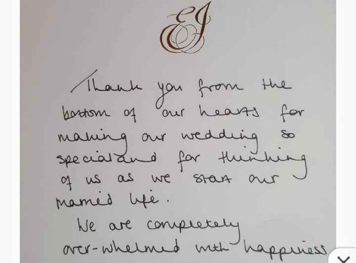 Agradecimiento Por Escrito en Boda Real de York - 8
