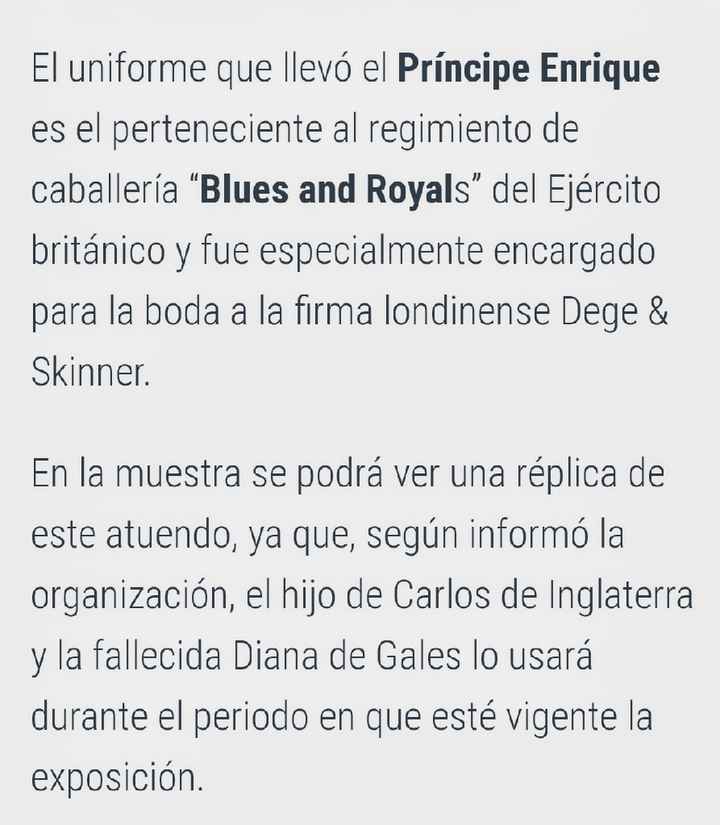 El principe Harry y Meghan Markley exhiben sus trajes de boda - 7