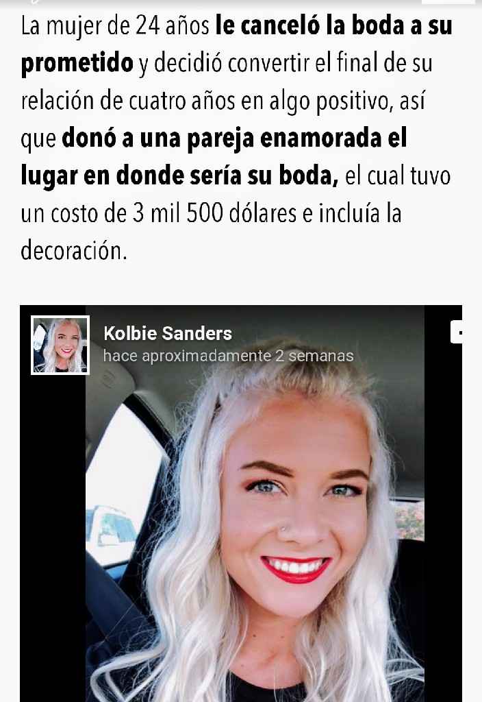 Mujer cancela boda y dona todo a pareja enamorada - 3