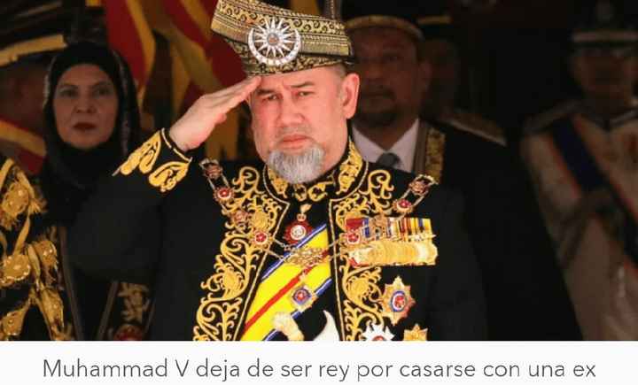💒rey se casa con modelo y renuncia al reynado. - 4