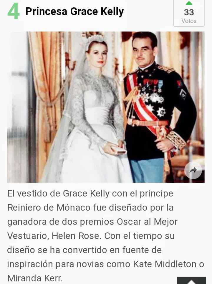 Vestidos de Novia de princesas reales - 15