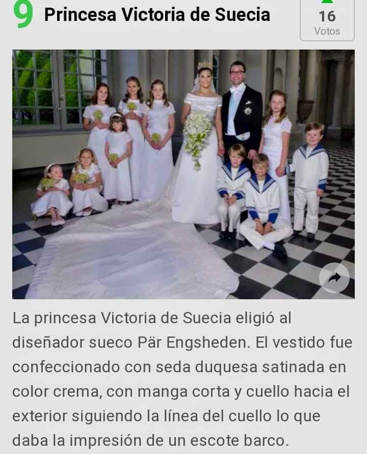 Vestidos de Novia de princesas reales - 24