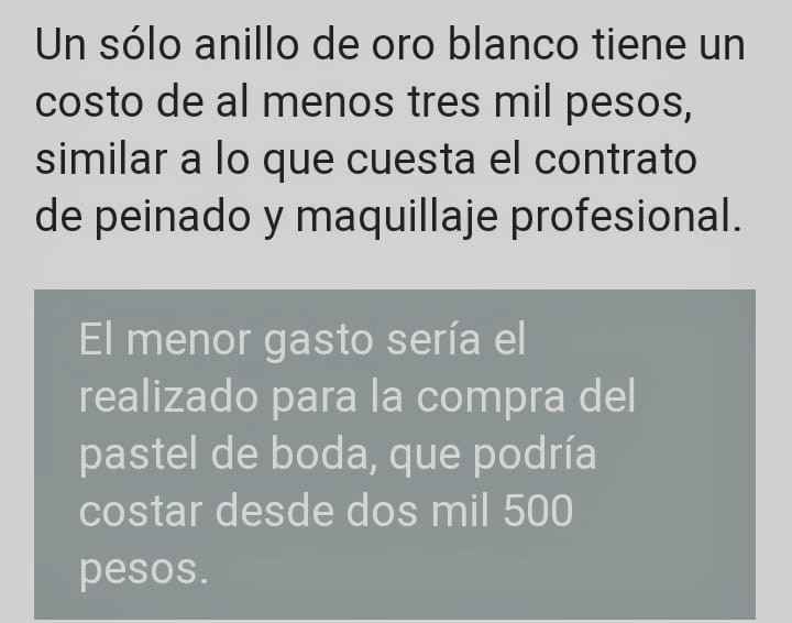 Guía de...cuánto se debe ahorrar para casarse? - 10