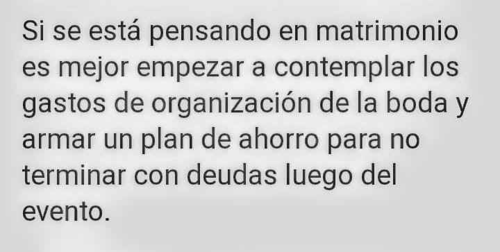 Guía de...cuánto se debe ahorrar para casarse? - 11