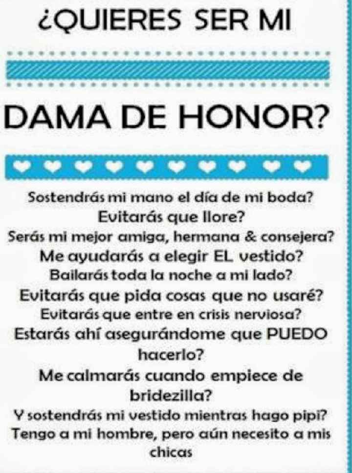 El color de mis damas sera... - 1