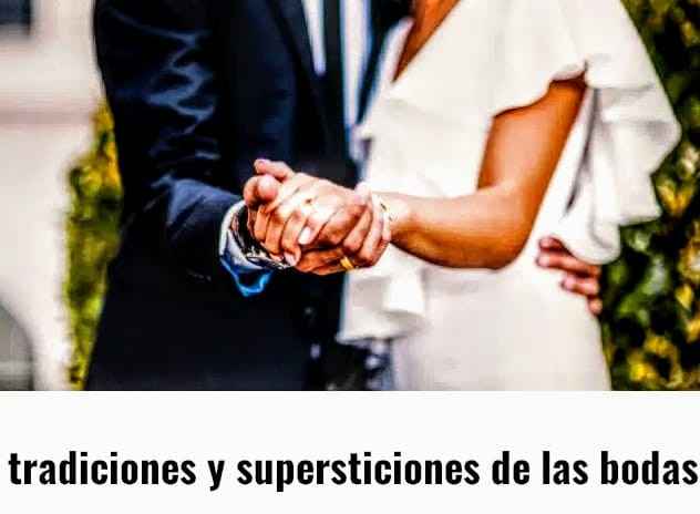 Supersticiones de boda👰🤵. Las crees?🤪 - 1