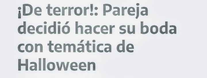 Novios se casan  de verdad con Temática de Halloween! - 1