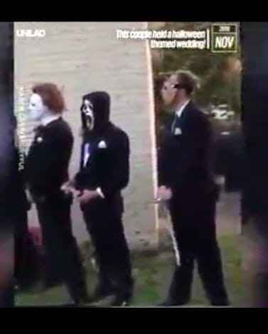Novios se casan  de verdad con Temática de Halloween! - 15