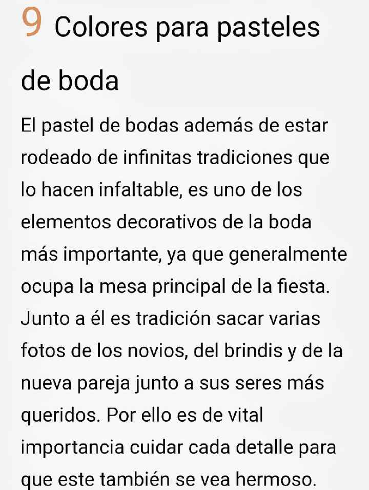 Qué buscan en un pastel? Qué precio es el correcto? - 19