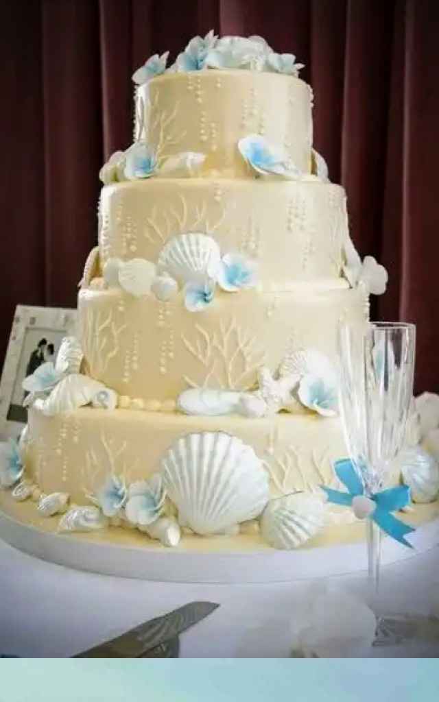 Estos pasteles para boda en Playa! Inspiración... - 6