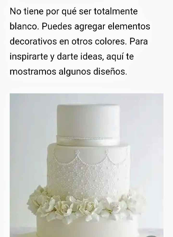Pasteles blancos para bodas. Combinados en colores o blanco puro! - 6