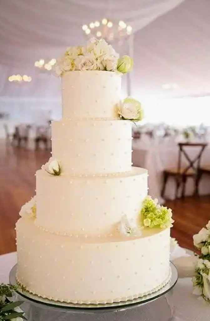 Pasteles blancos para bodas. Combinados en colores o blanco puro! - 7