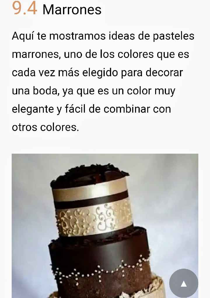 Pasteles de colores para boda, incluyendo chocolate 😋🎂👏 - 5