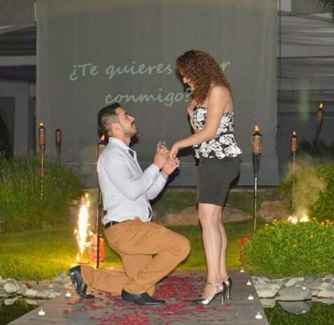 ¿Cómo te pidió que te casaras con él? - 1