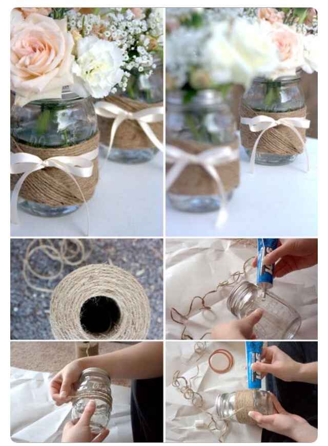 Mason jars...boda vintage - 2