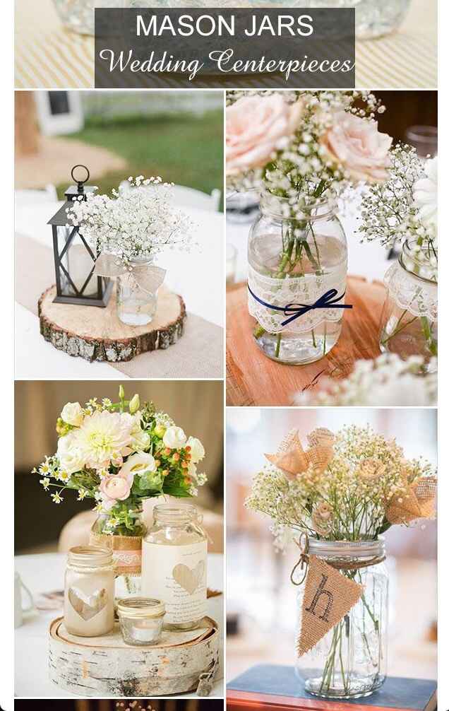Mason jars...boda vintage - 17