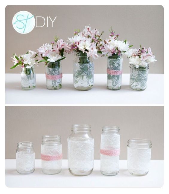 Mason jars...boda vintage - 11