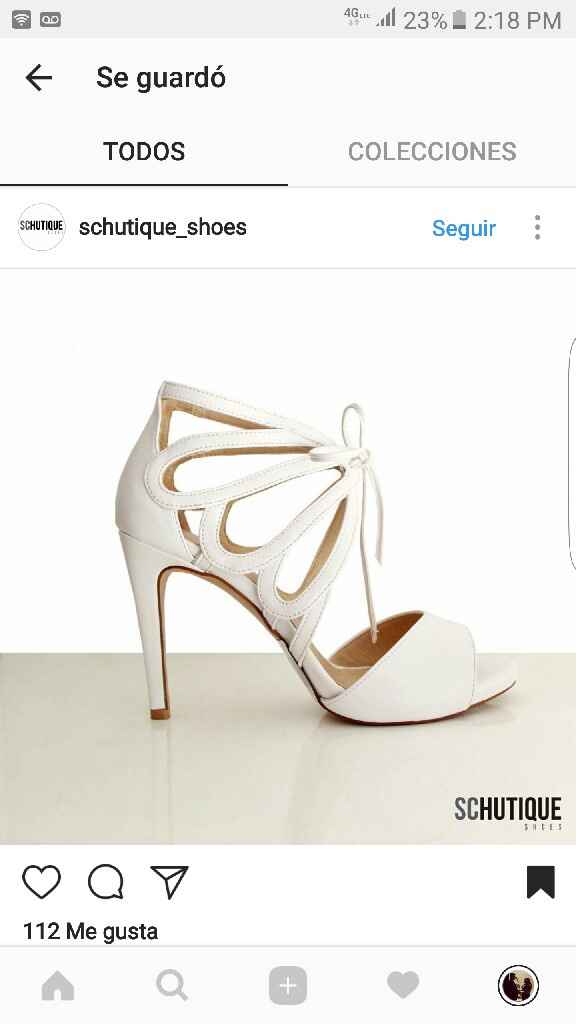 Que tipo de zapatos usarán? - 1