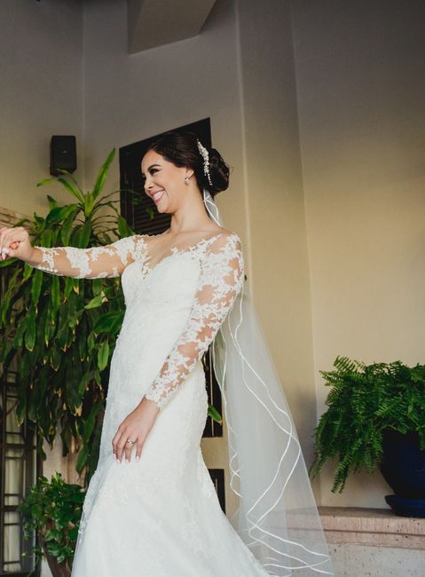 Mi vestido de novia, vista de frente