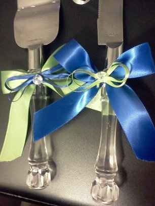 cubiertos para el pastel