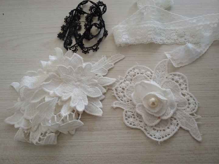Material para Liga de novia diy - 1