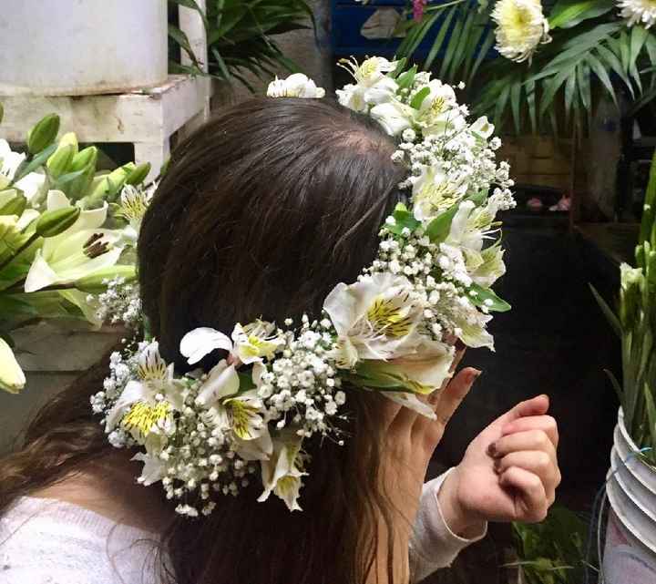 Encontré mi corona de flores naturales! - 1