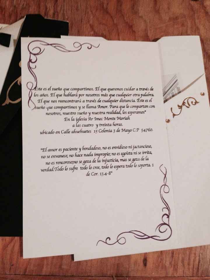 Al fin... llegaron las invitaciones y en viernes ? - 6