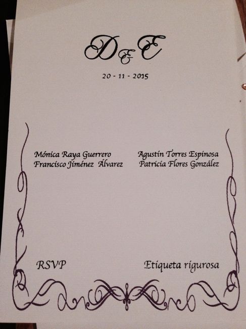 Al fin... llegaron las invitaciones y en viernes ? - 7