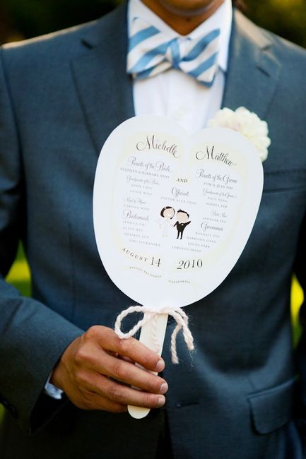 Abanicos de boda