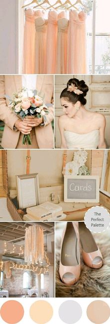 Plateado y color durazno - 2