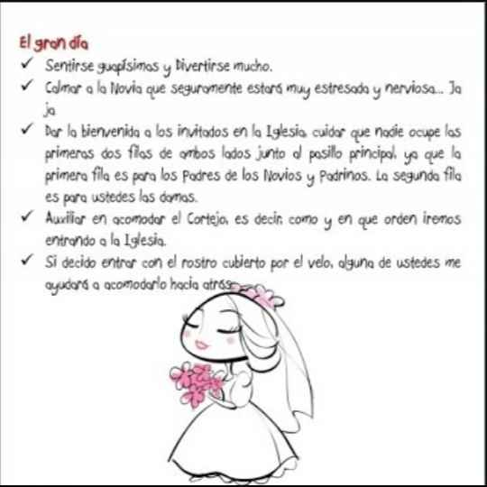 Ayuda con las invitaciones para las damas - 1