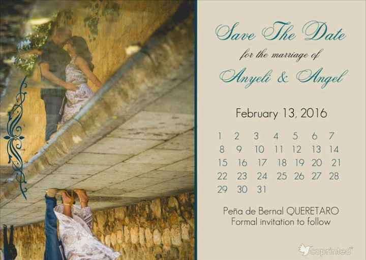 Opiniones para nuestro save the date - 3