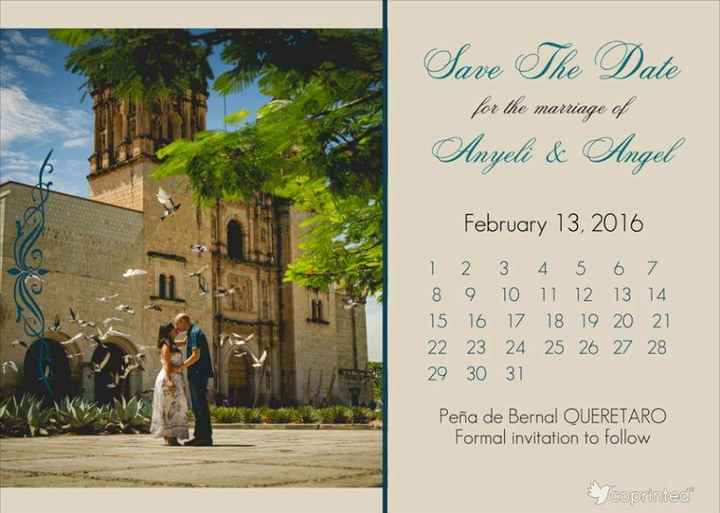 Opiniones para nuestro save the date - 5