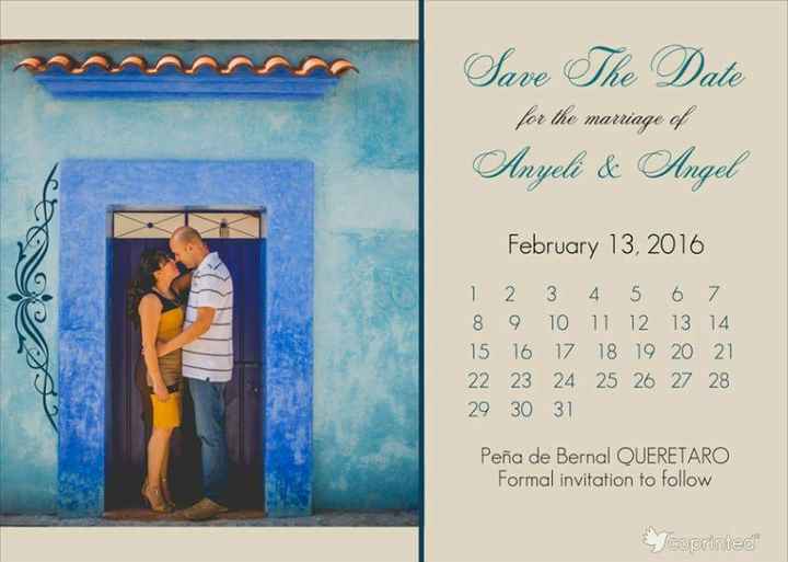 Opiniones para nuestro save the date - 7