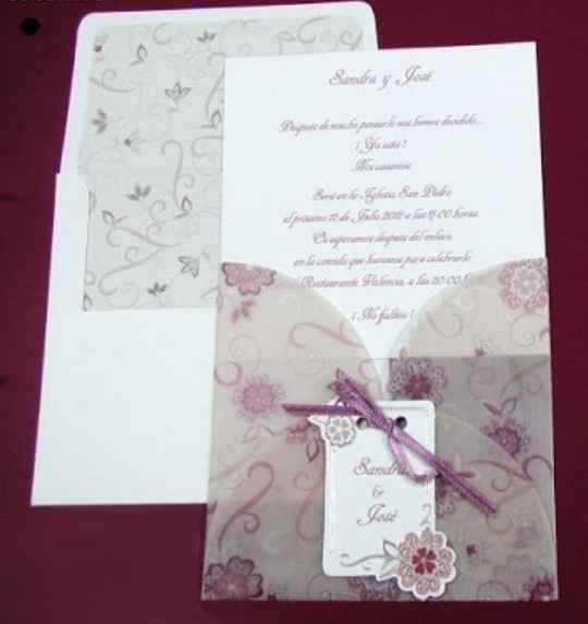Ideas para las invitaciones. . - 1