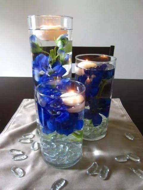 Centros de mesa con velas - 2