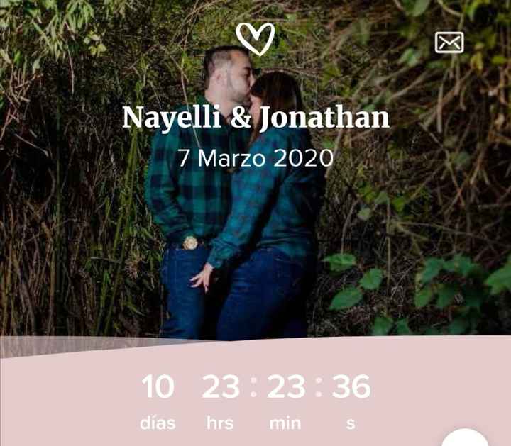 Countdown Only 10 days Mi día B👰🏻🤵🏻 - 1