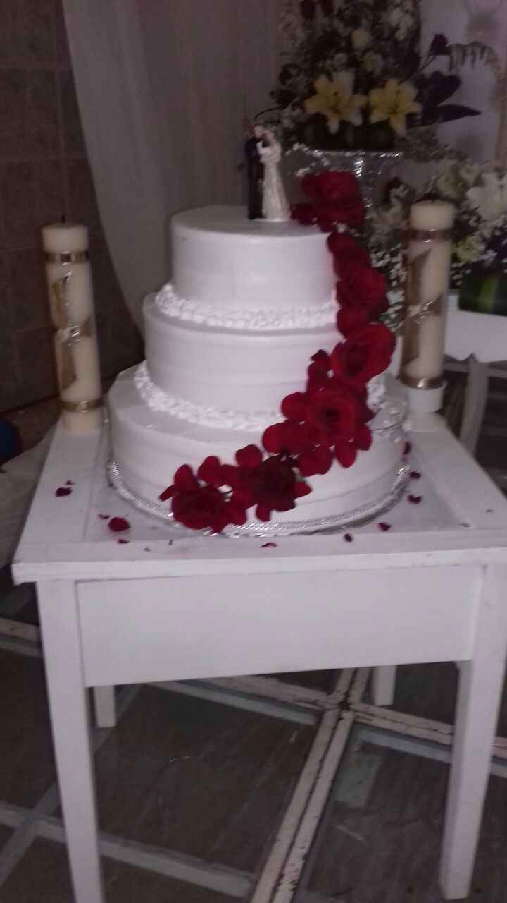 Mi pastel de bodas!