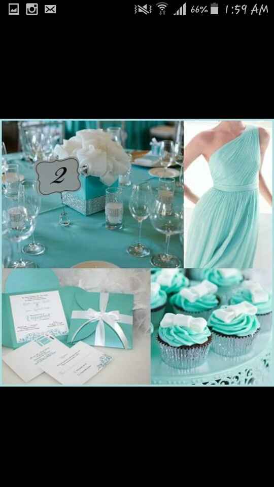 Boda en color azul tiffany - 1